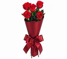 Букет 5 Красных роз Эдлесс Лав в Ольгино