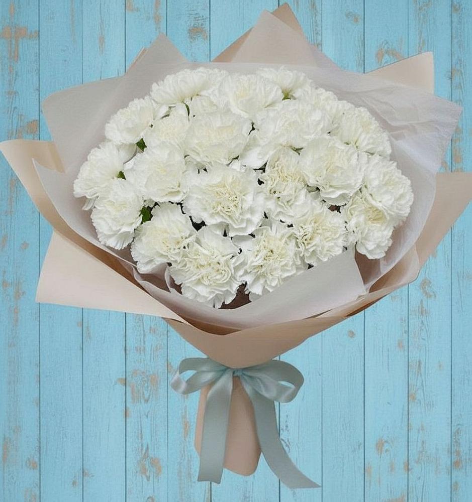 Букет цветов из: Гвоздики в Ольгино