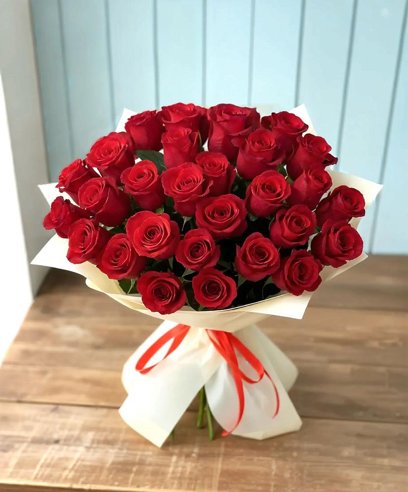 Букет 29 Красных роз в Ольгино