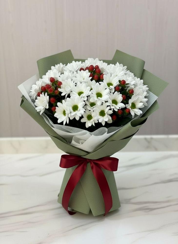 Букет цветов из: Хризантемы в Ольгино