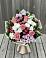 Букет цветов из: Альстромерии, Гвоздики, Розы и Хризантемы в Ольгино
