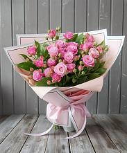 Букет Розовый кустик #REPLACE_PRED# Ольгино
