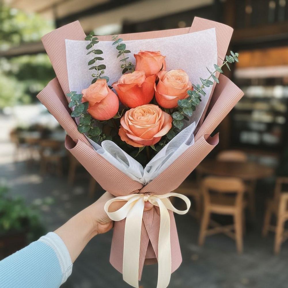 Букет цветов из: Розы в Ольгино