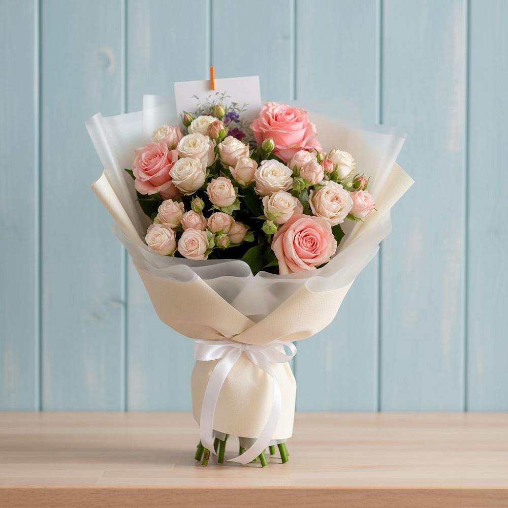 Букет цветов из: Розы в Ольгино