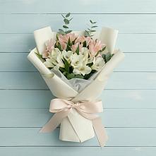 Букет цветов из:  Альстромерии в Ольгино