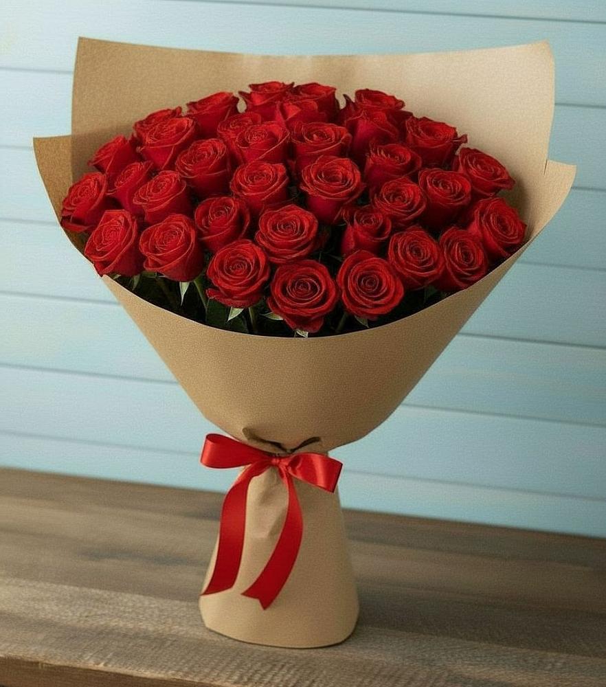 Букет Красные розы Милано в Ольгино