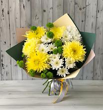Букет цветов из:  Хризантемы #REPLACE_PRED# Ольгино
