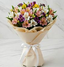 Букет цветов из:  Альстромерии в Ольгино