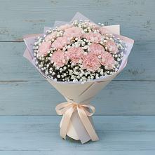 Букет цветов из:  Гвоздики в Ольгино