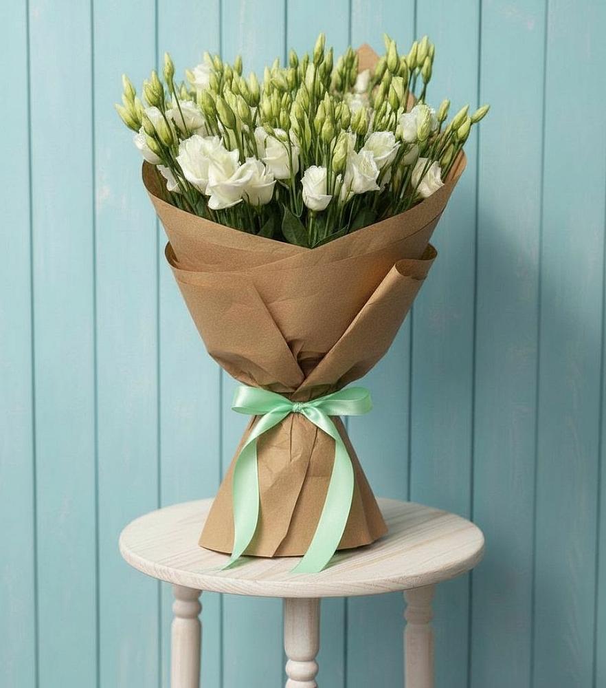 Букет цветов из: Лизиантусы в Ольгино