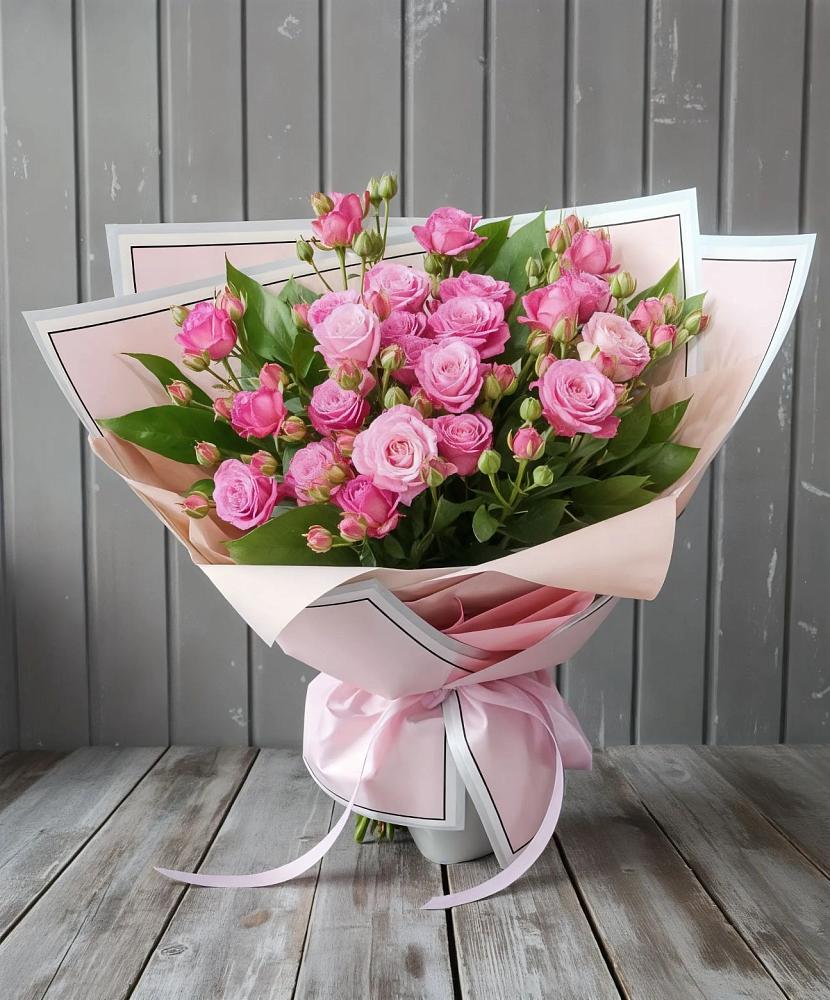 Букет Розовый кустик в Ольгино