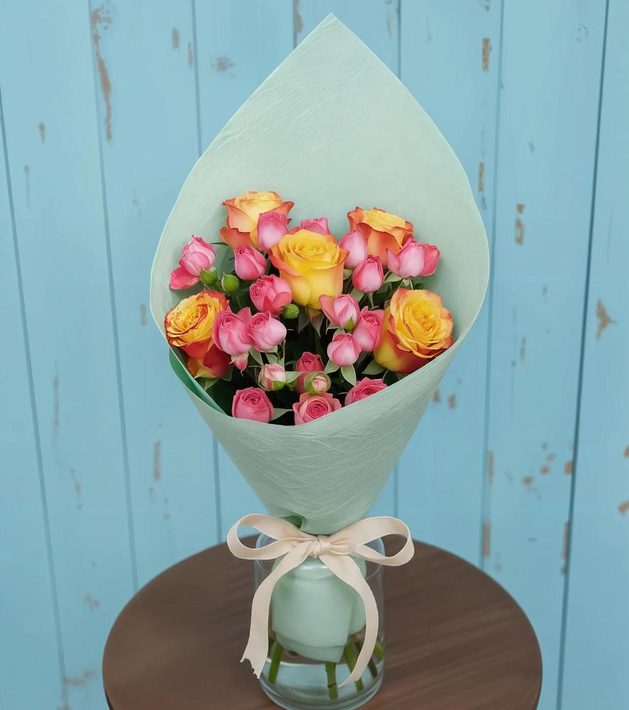 Букет цветов из: Розы в Ольгино