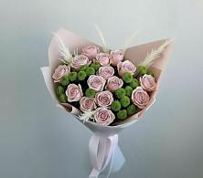 Букет цветов из:  Розы и Хризантемы в Ольгино