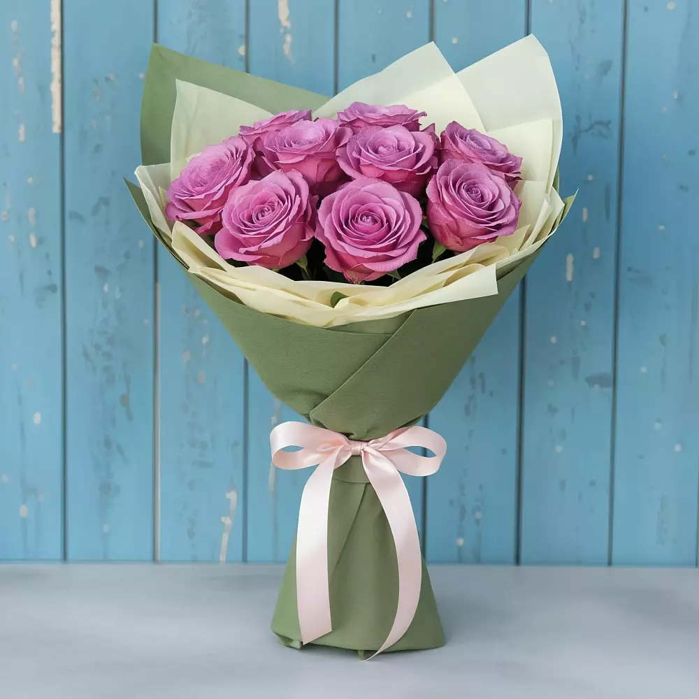 Букет Розы Фёрст Леди в Ольгино