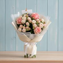 Букет цветов из:  Розы в Ольгино