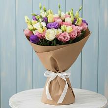 Букет цветов из:  Лизиантусы в Ольгино